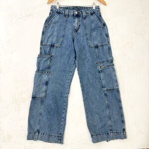 Wild Fable High-Rise Denim Cargo Pants